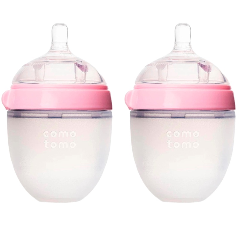 Comotomo 可么多么 EN_150TP 150ml 粉色奶瓶 2个装 美国进口