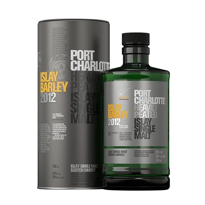 布赫拉迪(Bruichladdich)洋酒波夏艾雷岛大麦2012年苏格兰单一麦芽威士忌700ml