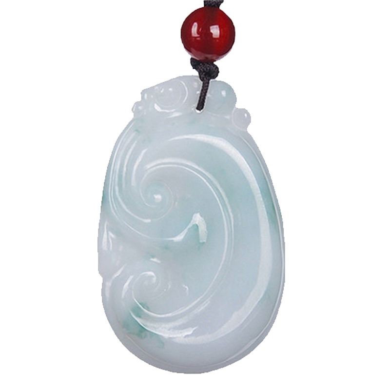 臻玉盈天然翡翠挂件冰糯种玉如意翡翠吊坠男女士情侣款玉葫芦玉佩挂件毛衣链