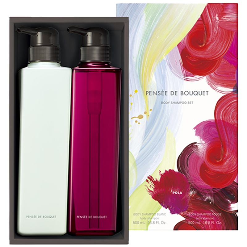 POLA 宝丽 沁香沐浴乳礼盒(玫瑰香+百合香)500ml