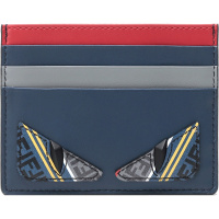 FENDI 男款Bag Bugs眼睛图案牛皮卡包卡夹 7M0164 A5TU