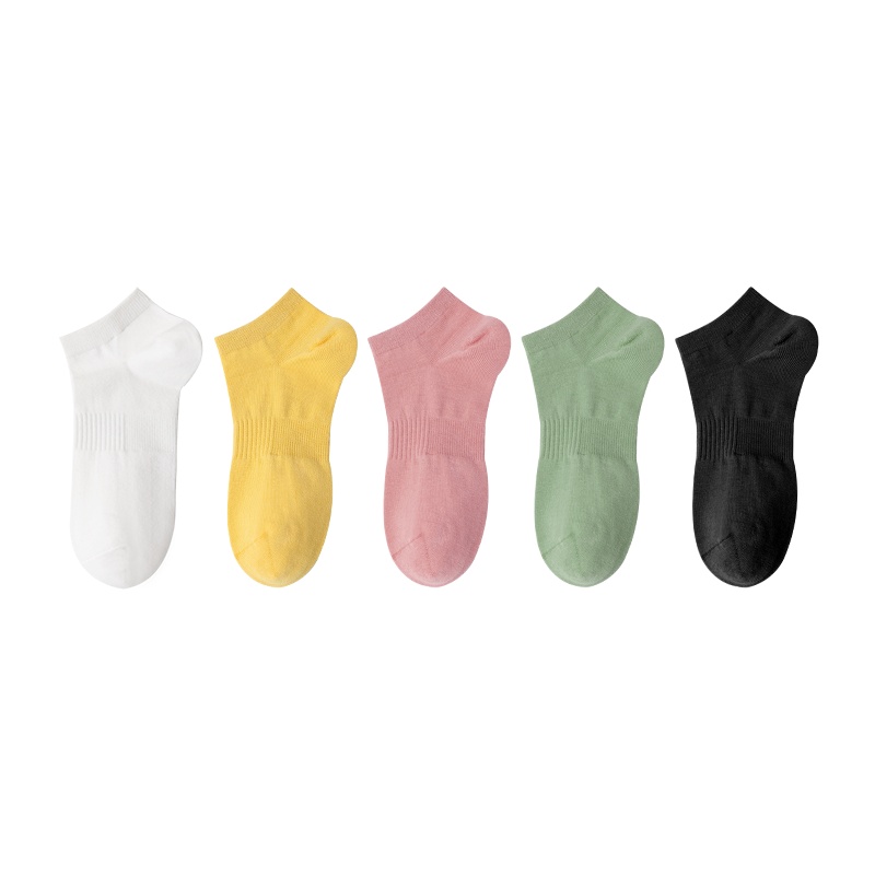 苏宁宜品女士新疆精梳棉纯棉抗菌船袜子吸湿透气