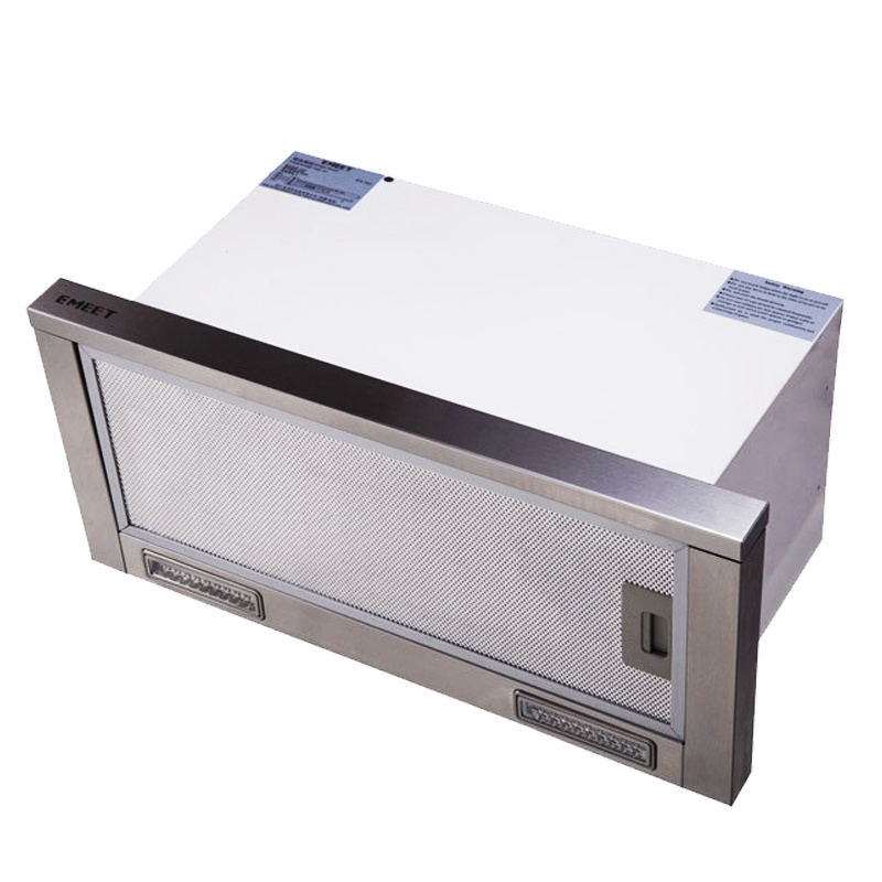 EMEET/意米特301WG第三代抽拉式排油烟机90公分欧式商住两用嵌入式抽油烟机强力双风轮大吸力顶吸式智能厨房电器烟机