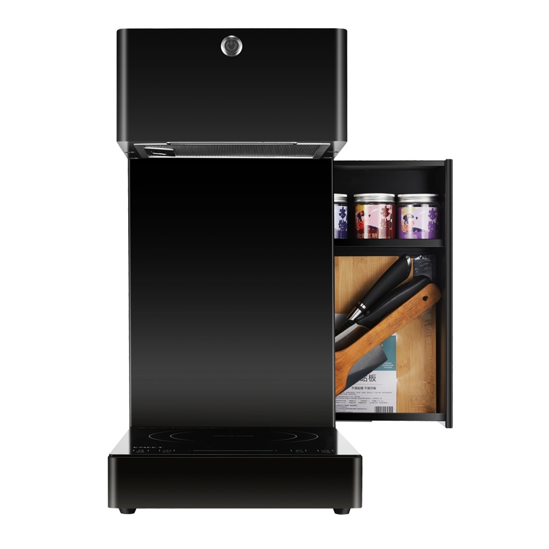 意米特/EMEET 公寓电磁炉便携式无烟灶台小尺寸内循环小油烟机火锅电磁炉公寓油烟机