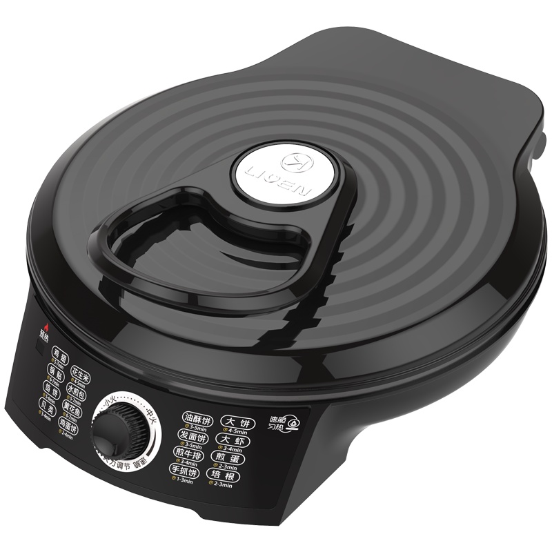 利仁(Liven)海螺电饼铛家用加深多功能煎烤烙饼机悬浮式无油不沾苏宁自营LR-X2902