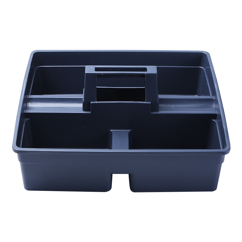 海斯迪克 HK-841 酒店手提清洁篮 多用途杂物收集篮工具栏 保洁塑料工具篮收纳篮 大号(2个)