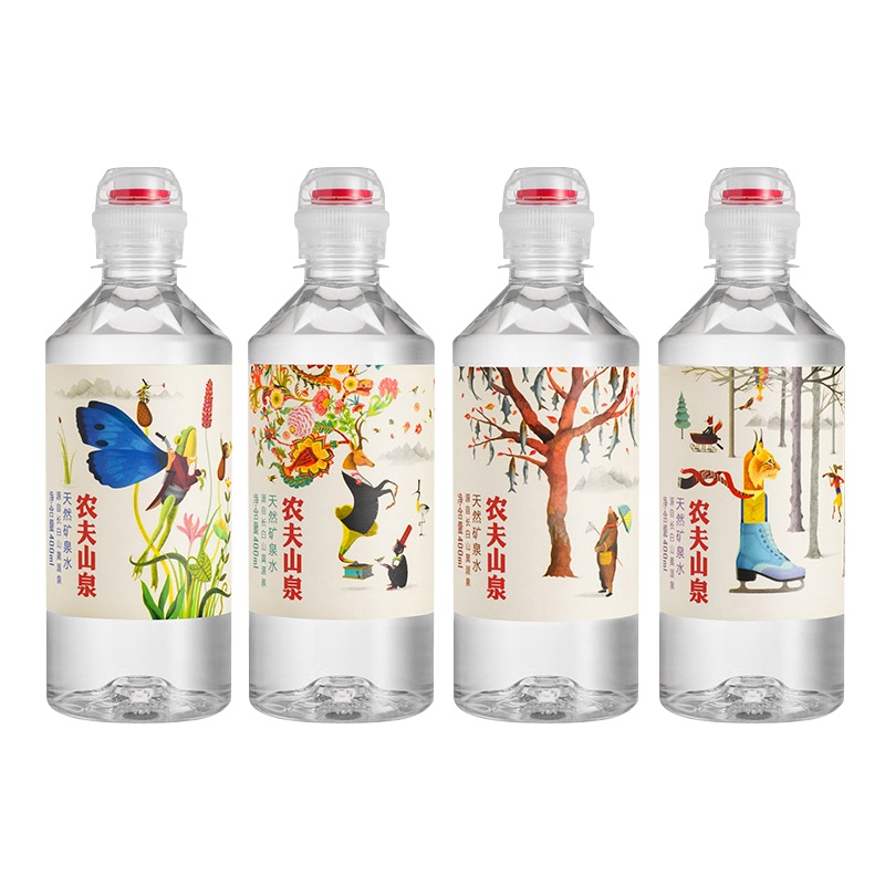 农夫山泉运动盖天然矿泉水 400ml*6瓶