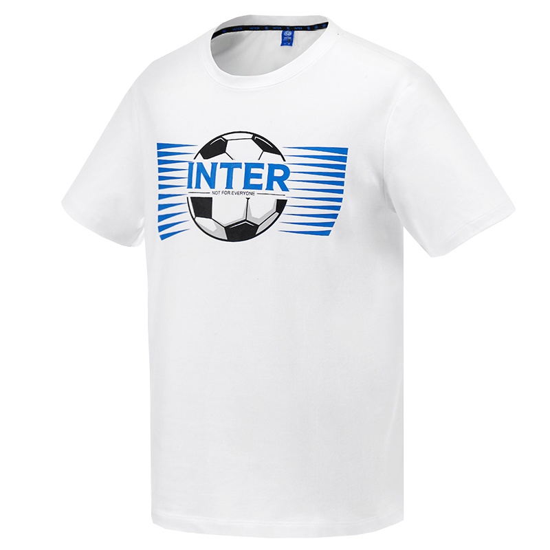 国际米兰俱乐部Inter Milan官方2020夏季男新款T恤简约时尚运动休闲短袖圆领套头衫高档棉氨印花设计感宽松上衣