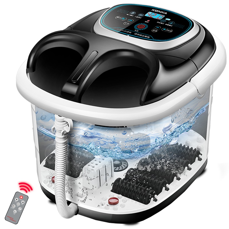 康佳(KONKA)足浴盆KZ-ZY002桶恒温加热洗脚器自动按摩舒适家用足疗养生太极轮按摩宿舍足浴桶