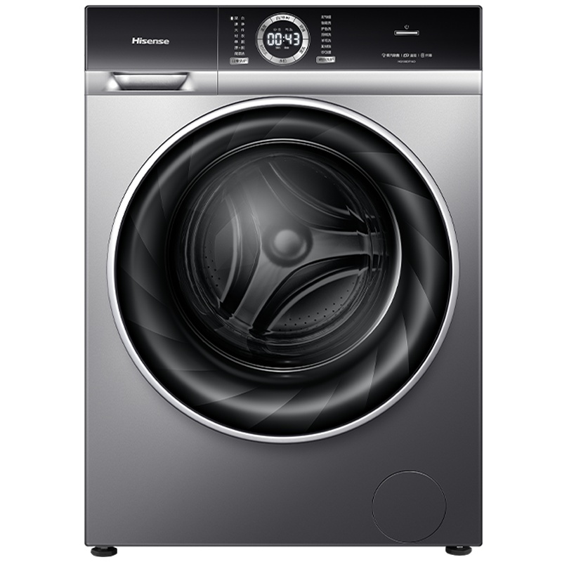海信(Hisense)蒸汽直驱D系列 10公斤大容量 永磁直驱变频 超薄变频滚筒洗衣机 HG100DF14D