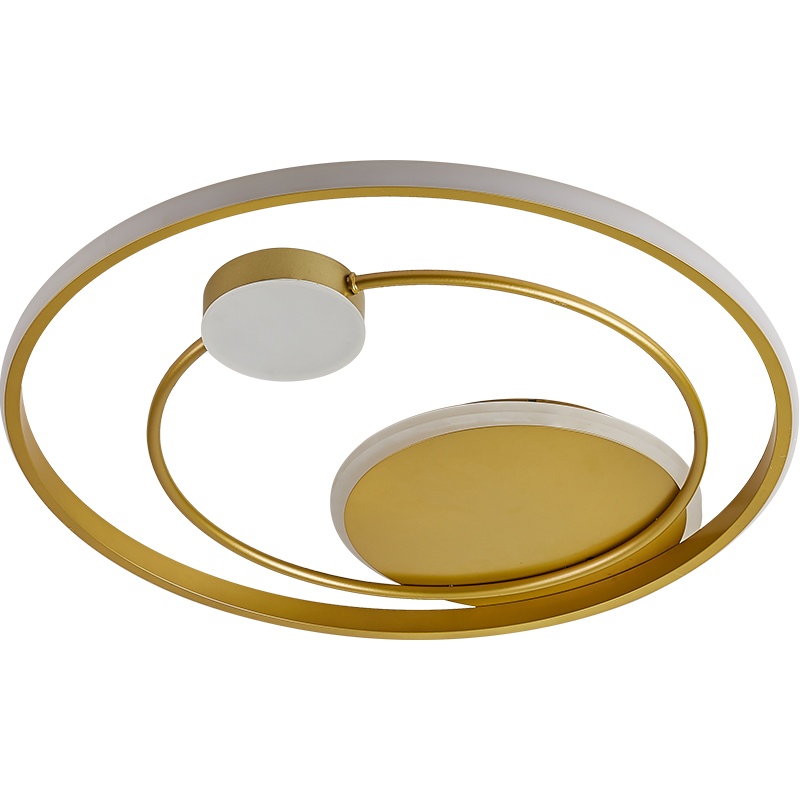 巴保莎 新款led卧室灯简约现代大气圆形大厅灯饰家用客厅房间创意吸顶灯