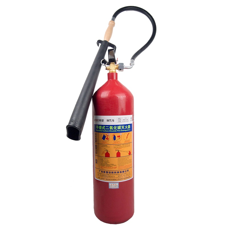 联塑 5kg二氧化碳灭火器手提式5公斤灭火器MT/5灭火器合金钢机房配电房专用干冰灭火器