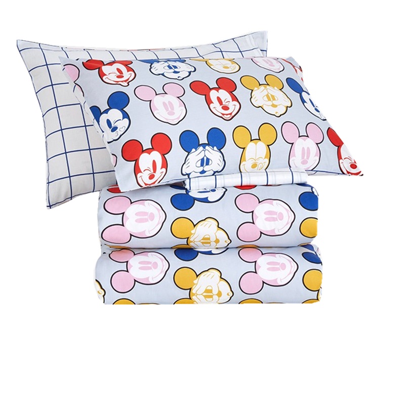 LOVO迪士尼-表情包三件套/四件套 DADF0268四件套床单被套枕套 单套价