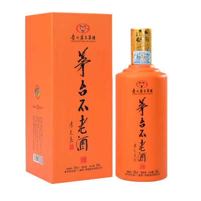 贵州茅台 不老酒 搏系列 53度酱香配制白酒 (黄)500ml*6瓶 整箱装含3个酒袋