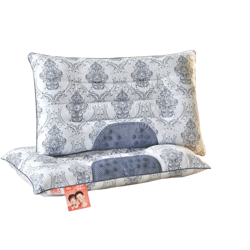 南极人(NanJiren)家纺 决明子磁石纤维枕头枕芯 床上用品单人护颈枕头保健颈椎枕头单只/一对春季夏季秋季冬季通用