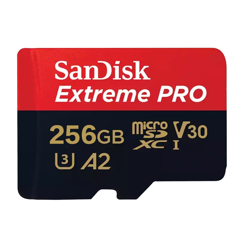 闪迪(Sandisk)256GB TF卡手机内存卡读200MB/s写140MB/s运动相机无人机存储卡Micro SD卡