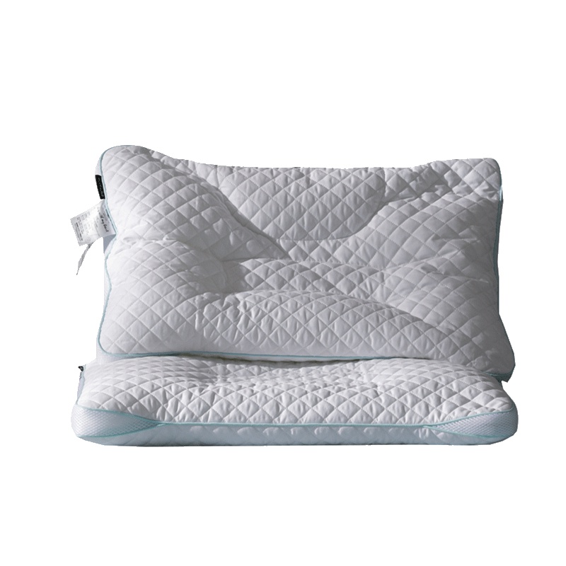 北极绒(Bejirog)家纺 全棉枕芯透气PE软管纤维立体纯棉贡缎枕头一对拍2单人可水洗枕头适用其他秋季冬季