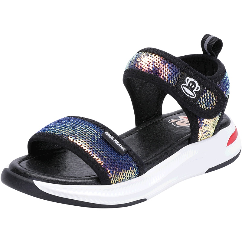 大嘴猴童鞋女童露趾凉鞋2019夏季韩版潮儿童鞋子沙滩鞋