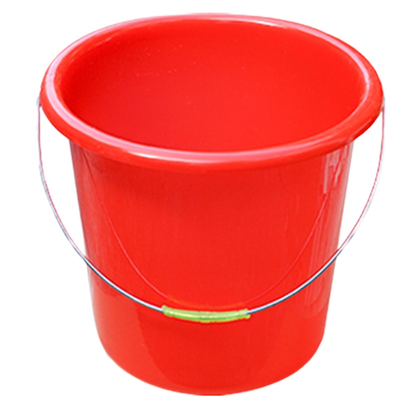 DAYUNHE 塑料手提水桶家用红色直径32cm无盖 YC