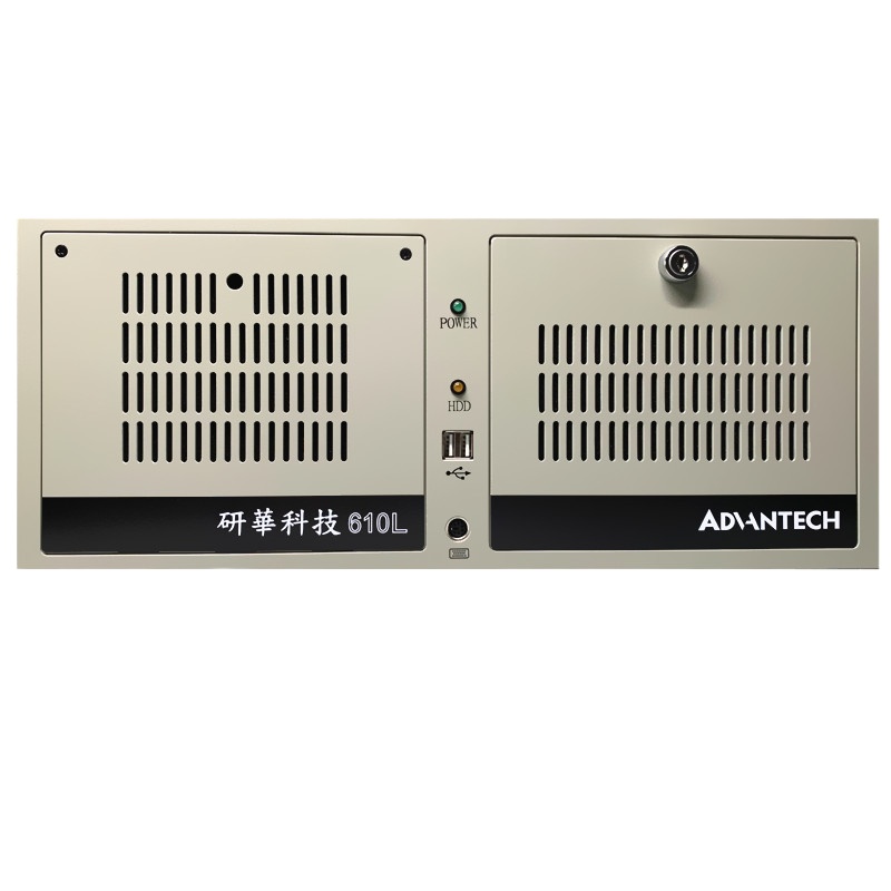 研华IPC-610L工控机服务器AIMB-701VG主板支持2个com5个PCI和2个PCIE扩展槽Intel 酷睿i5 2400 4GB 1TB-键鼠