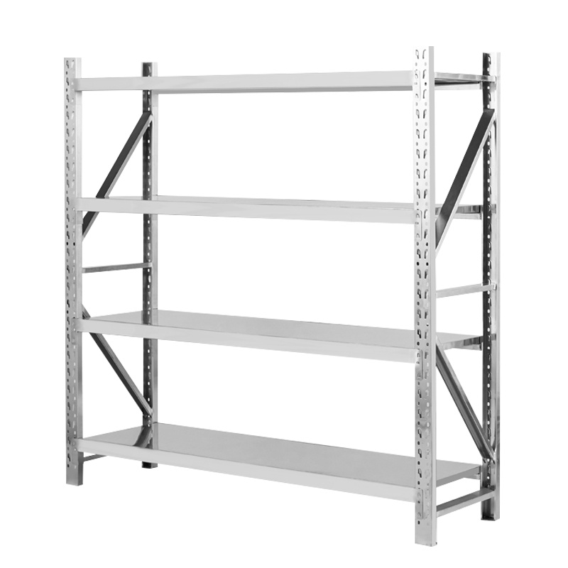 DXBG不锈钢仓储货架商用可调节冷库专用地下室储物多层杂物架子