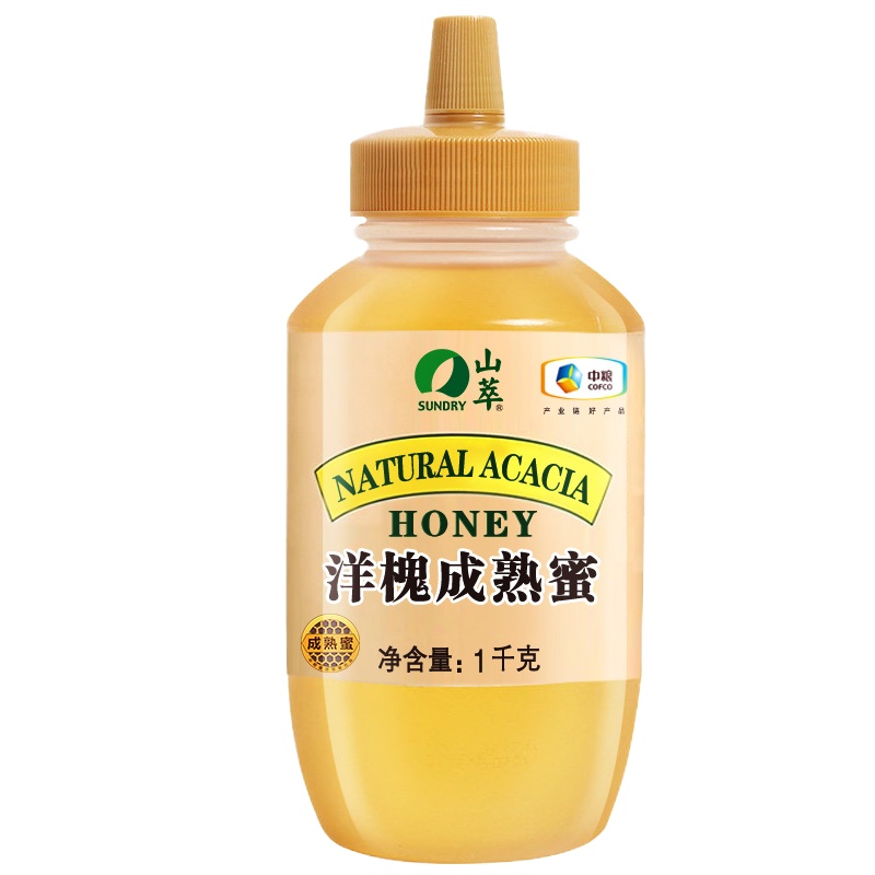 中粮山萃蜂蜜洋槐成熟蜜1000g