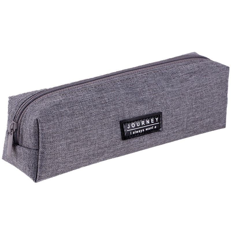 得力(deli)66683笔袋 文具袋 铅笔袋 铅笔盒 文具袋 文具盒 学生大容量笔袋方形铅笔收纳袋