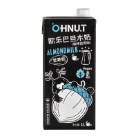 欧乐(OHNUT)咖啡应用版无糖坚果奶巴旦木植物蛋白饮料杏仁露燕麦早餐健身素食1L