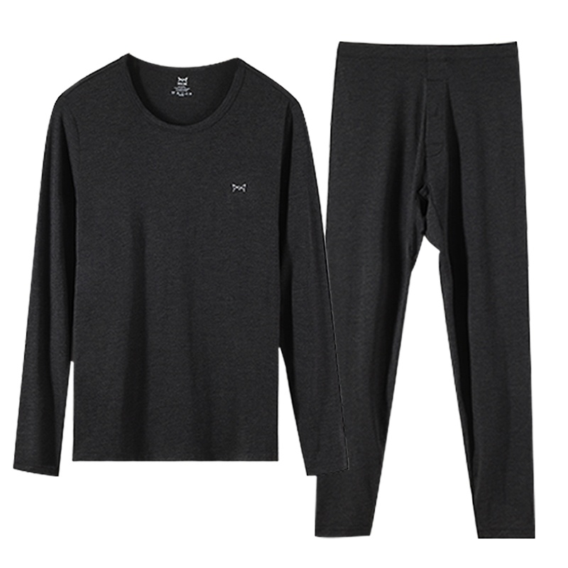 猫人秋冬男士保暖内衣情侣秋衣秋裤女士打底衫发热丝套装