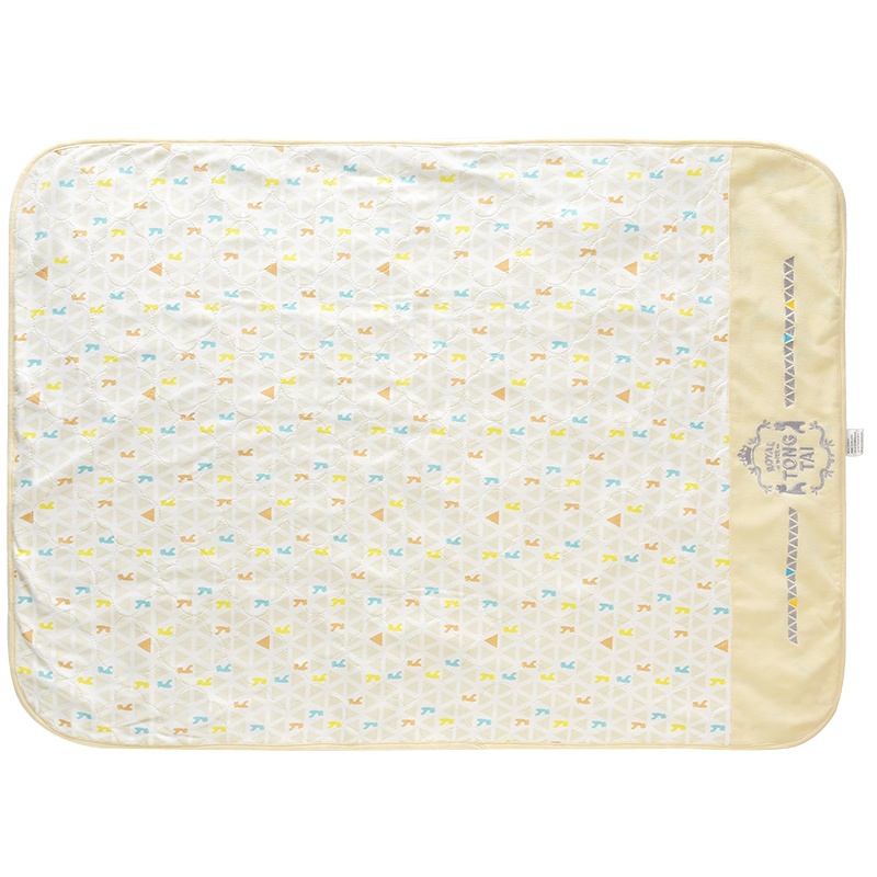 童泰2019新款婴儿纯棉隔尿垫防水可洗新生儿用品宝宝四层隔尿床垫50*70cm