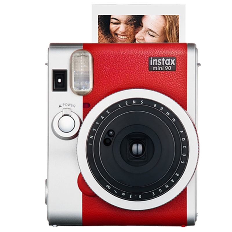 富士(FUJIFILM)INSTAX 拍立得 相机 一次成像胶片相机 立拍立得 mini90相机典藏红色 单机