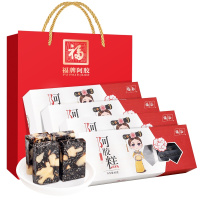 福牌阿胶即食阿胶糕90g*4盒正品山东阿胶膏纯手工阿娇送礼固元膏