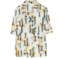 金菊真丝短袖T恤女2020春夏新款修身显瘦印花桑蚕丝气质上衣