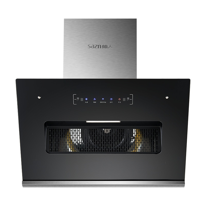 帅人Y76-A侧吸式油烟机智能体感20立方大吸力抽油烟机家用厨房壁挂式烟机-自行安装款