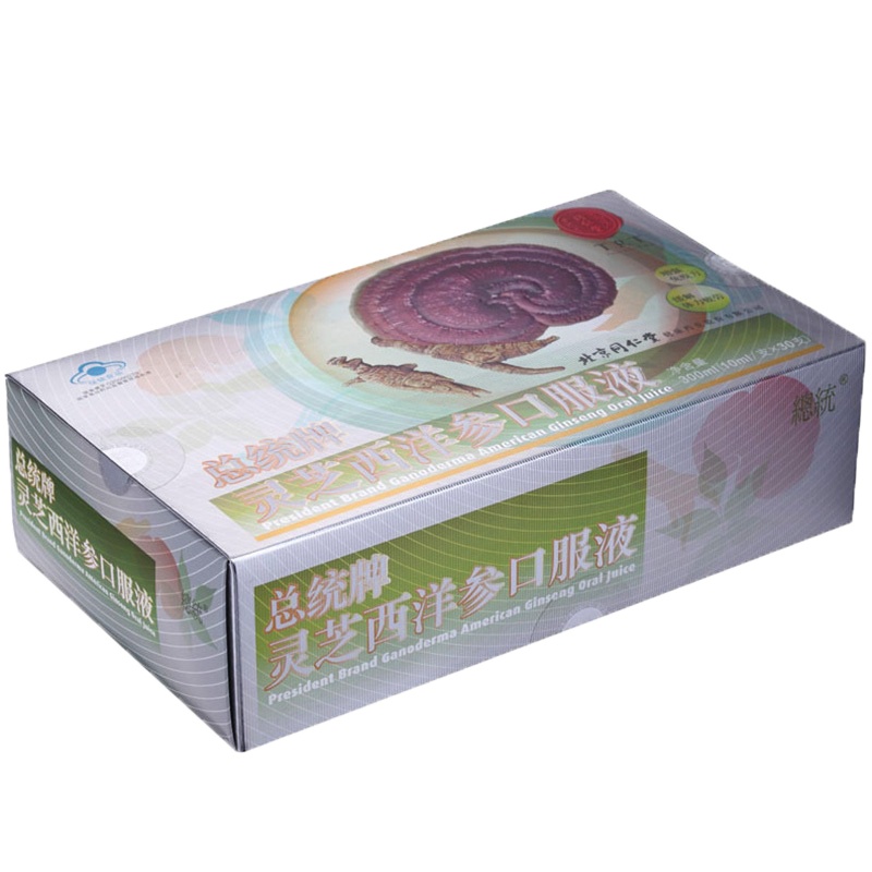北京同仁堂总统牌灵芝西洋参口服液10ml/支*30支缓解体力疲劳
