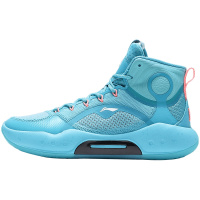 【自营】李宁驭帅XIV 男子一体织透气高帮篮球专业比赛鞋 ABAQ041-5