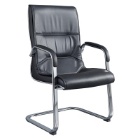 创世人 办公家具弓形椅电脑椅子简约办公椅皮艺会议椅时尚班前椅