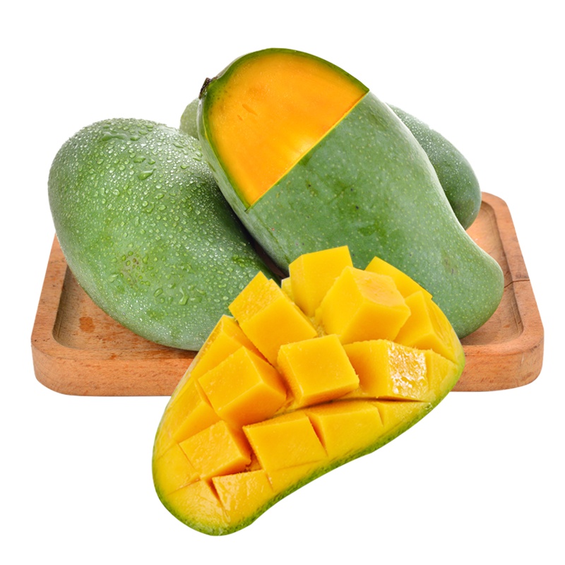 广西桂七芒果 百色田东青皮芒三亚水果 2.5公斤