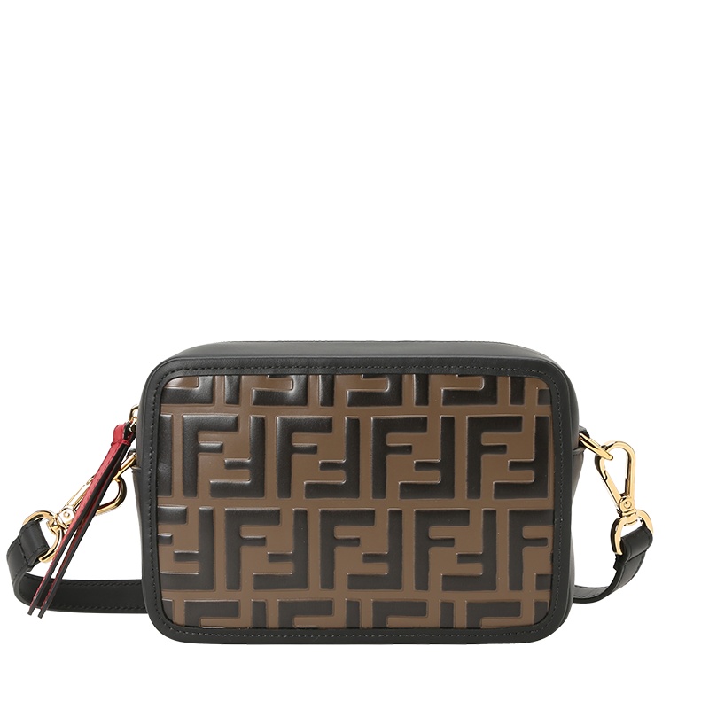 FENDI 芬迪 CAMERA CASE 相机包迷你 FF标识老花8BS019