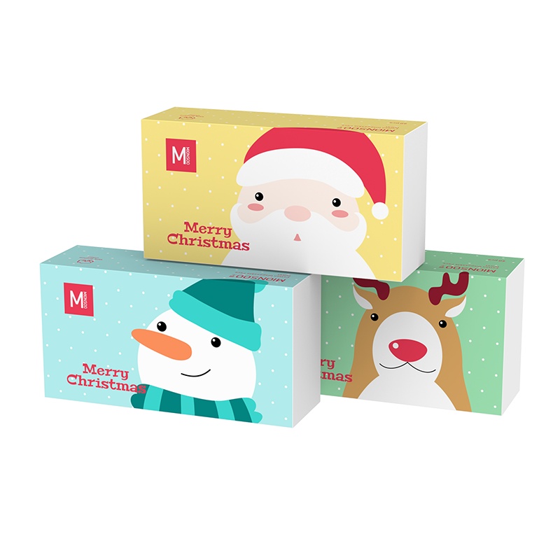 圣诞限量款棉上超模一次性洗脸巾一次性毛巾女纯棉盒装全棉抽取式棉柔巾干湿两用擦脸巾美容面巾60片/盒