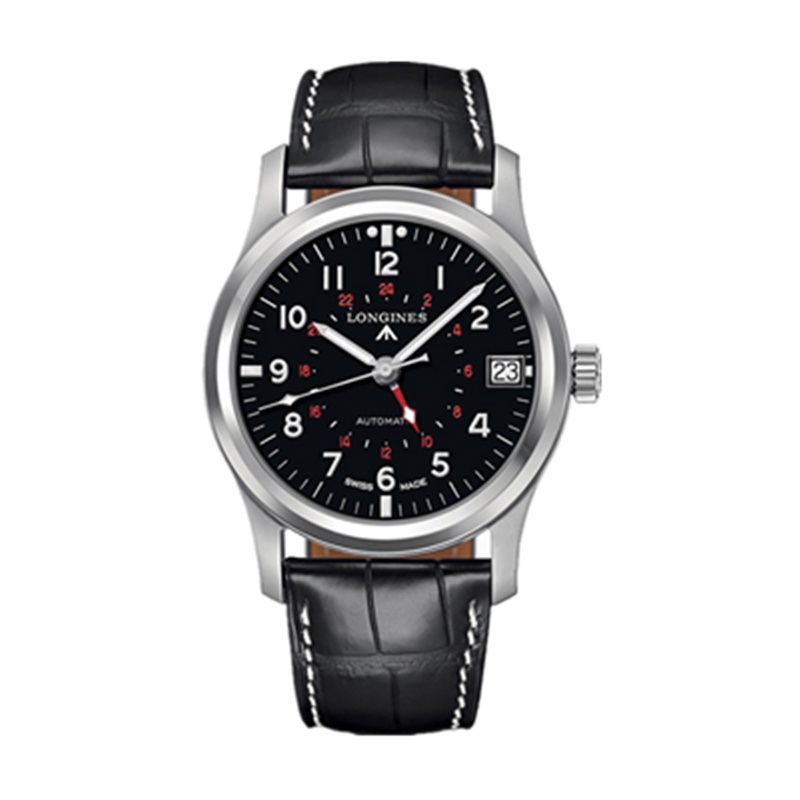 浪琴(Longines)瑞士品牌名表经典系列机械男表商务运动黑盘黑带L2.831.4.53.2自动机械表男士手表