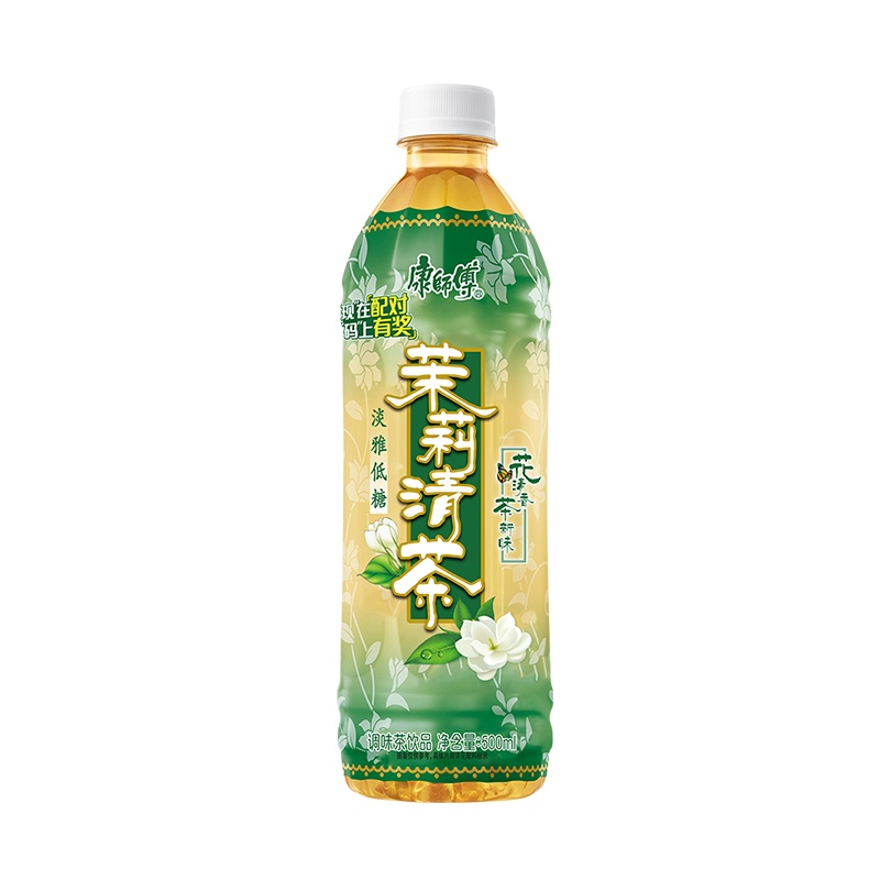 康师傅 茉莉清茶500ml*15瓶 整箱 茶饮料(新老包装交替发货)