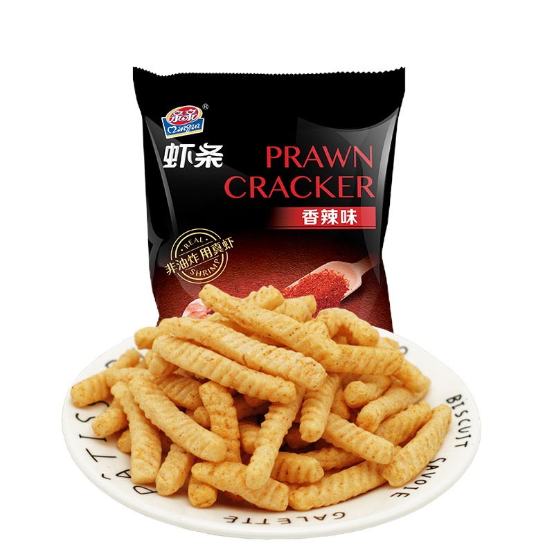 亲亲 膨化食品 虾条香辣味40g(休闲零食)