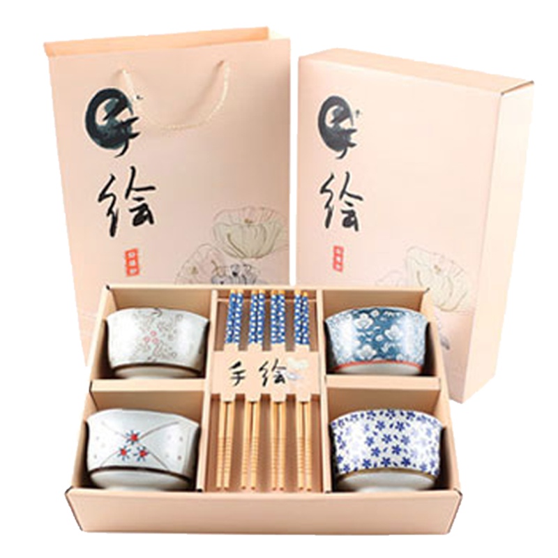 筠熙 家和富贵-雪之梅 四碗四筷