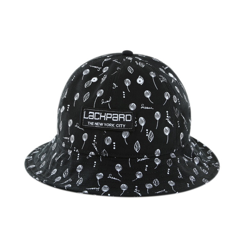 lackpard春夏男女韩版休闲渔夫帽全棉黑色盆帽日系情侣帽学生帽JFM340