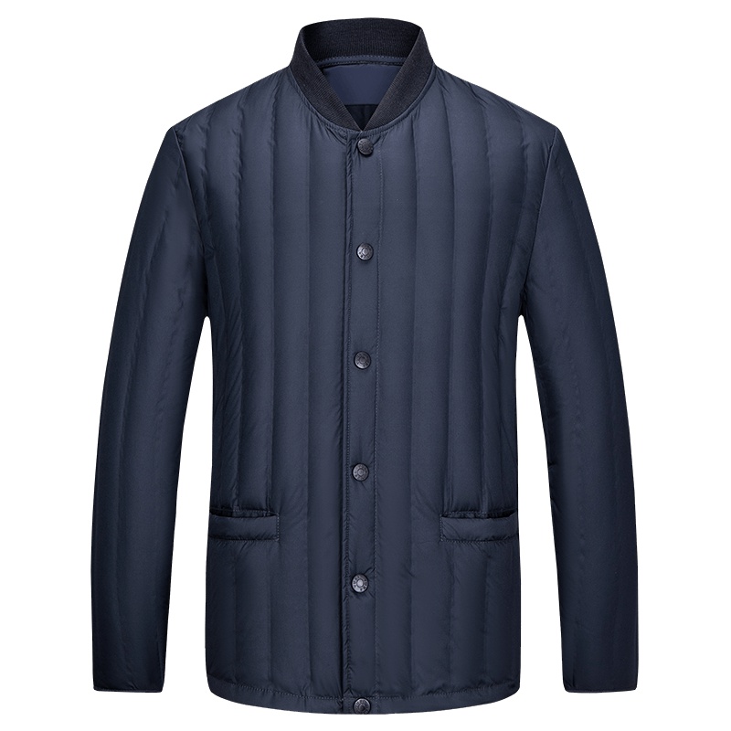 雪中飞羽绒服男士轻薄款修身爸爸羽绒内胆冬季保暖