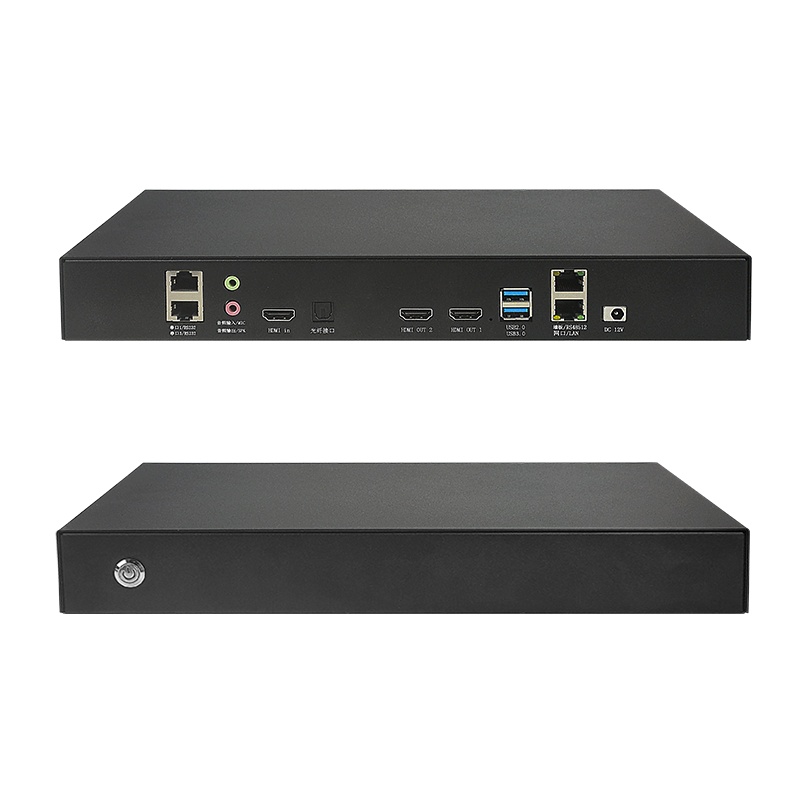 信特安XTA002-YRN纯硬件投影机融合器二通道环幕弧形多屏拼接控制边缘处理器软件4K