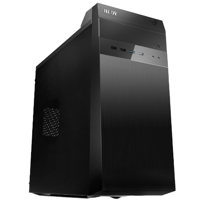 七喜(HEDY)悦睿 商用台式机电脑(国产龙芯四核CPU 3A4000 8G 256GSSD 1G独显 COM口)安全电脑主机国产电脑 节能认证 支持麒麟系统/UOS系统