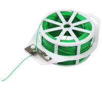 海斯迪克 gnjz-293 园艺扎带 扎丝自带剪断器 爬藤架花支架园林扎线盘线包塑铁丝