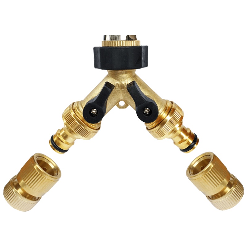 水龙头转接头一分二分流器洗衣机分流接头进水管三通新款时尚安心抵